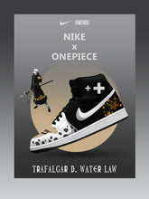 Baskets montantes personnalisées Trafalgar D. Water Law V.2